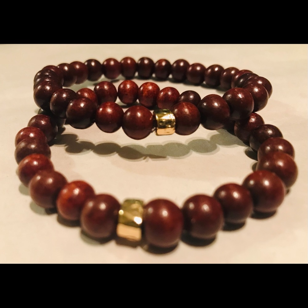 RED WOOD UNISEX BRACELET